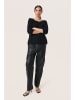 Soaked in Luxury Pullover "Tuesday" in Schwarz