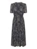 Soaked in Luxury Jurk "Aldora" donkerblauw/beige