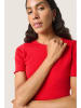 Soaked in Luxury Shirt "Venola" rood