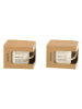 J Line 2er-Set: Tassen "Love Friend" in Weiß/ Gold - (H)12,5 x Ø 9,5 cm