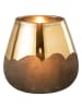 J Line Windlicht in Gold - (H)19 x Ø 18 cm