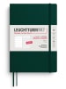 LEUCHTTURM1917 Weekagenda & notitieboek donkergroen - A5, ENG