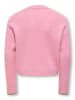 KIDS ONLY Sweter "Amour" w kolorze beżowo-jasnoróżowym