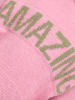 KIDS ONLY Sweter "Amour" w kolorze beżowo-jasnoróżowym