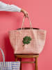 Rice Shopper lichtroze - (B)40 x (H)30 x (D)40 cm