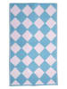 Rice Loper beige/lichtblauw - (L)180 x (B)120 cm