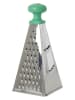 Rice Reibe in Grün/ Silber - (B)12 x (H)25,5 x (T)12 cm