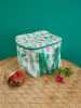 Rice Koeltas lichtblauw/groen - (B)25 x (H)30 x (D)27 cm