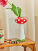 Rice Vaas rood/crème - (H)30 x Ø 15 cm