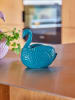 Rice Blumentopf in Petrol - (B)8,5 x (H)16 x (T)17 cm