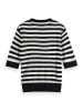 Scotch & Soda Pullover in Schwarz/ Weiß