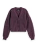 Scotch & Soda Cardigan in Aubergine