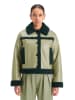 Scotch & Soda Hemdjacke in Oliv/ Schwarz