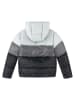 Levi's Kids Doorgestikte jas zwart/grijs/wit