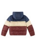 Levi's Kids Doorgestikte jas donkerrood/donkerblauw/beige