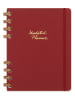 Moleskine Spiral-Kalender in Rot - (B)20,4 x (H)25,2 cm