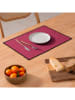 GAMUSI 4er-Set: Tischsets "Sabler" in Rot