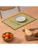 GAMUSI 4-delige set: placemats "Sabler" groen