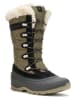 Kamik Leder-Winterstiefel "Snovalley 4" in Khaki/ Grau