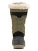 Kamik Leder-Winterstiefel "Snovalley 4" in Khaki/ Grau