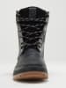 Kamik Leder-Winterstiefel "Hemlock" in Schwarz