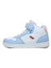 Levi's Sneakers "Kick Mid" in Weiß/ Hellblau