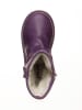 POM POM Leder-Stiefel in Lila