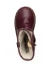 POM POM Leder-Stiefel in Lila