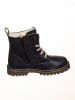 POM POM Leder-Boots in Schwarz