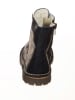 POM POM Leren boots zwart