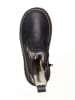 POM POM Leren boots donkerblauw