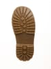 POM POM Leren boots zwart