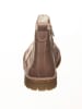 POM POM Leren boots beige