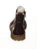 POM POM Leder-Boots in Braun