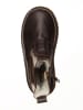 POM POM Leder-Boots in Braun