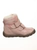 POM POM Leder-Barfußschuhe in Rosa