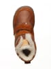 POM POM Leder-Barfußschuhe in Hellbraun