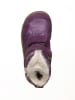 POM POM Leder-Barfußschuhe in Lila