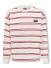ONLY & SONS Junior Sweatshirt "Andrew" crème/rood
