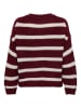 JDY Trui bordeaux/wit