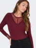 JDY Longsleeve in Bordeaux