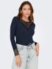JDY Longsleeve in Dunkelblau