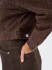 ONLY Blousejas donkerbruin/zwart