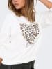 ONLY Bluza w kolorze białym