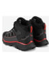 Hunter Trekkingschuhe "Peak RT Mid" in Schwarz/ Grau/ Rot