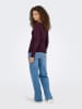 ONLY Longsleeve auberginekleurig