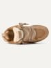 UGG Leder-Sneakers "Lowmel" in Hellbraun/ Creme
