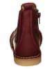 kmins Leren chelseaboots donkerrood
