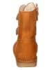 kmins Leder-Winterboots in Hellbraun