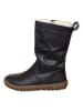 kmins Leder-Winterstiefel in Dunkelblau